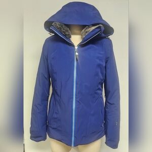 Obermeyer Blue Resort Ski Coat Jacket Blue Women's Medium Size 6